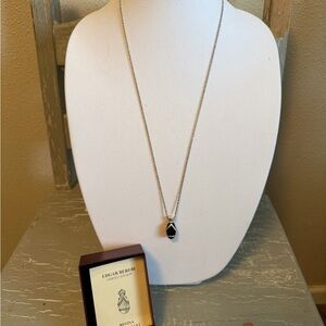 Edgar Berebi Egg Pendant and Necklace Limited Edition Silver and Onyx